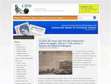 Tablet Screenshot of cifo.eu